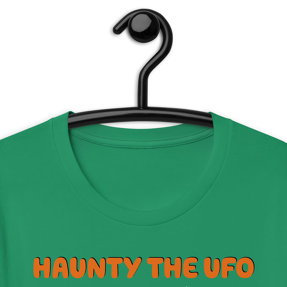 Thumbnail: Unisex t-shirt Haunty the UFO