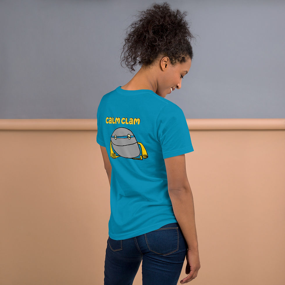 Thumbnail: Unisex t-shirt- Calm Clam