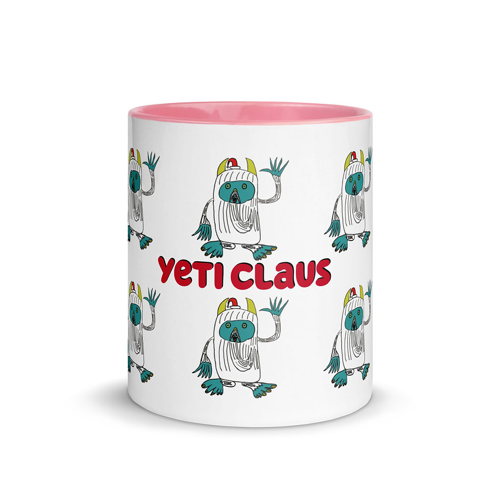 Thumbnail: Mug with Color Inside-YETI CLAUS