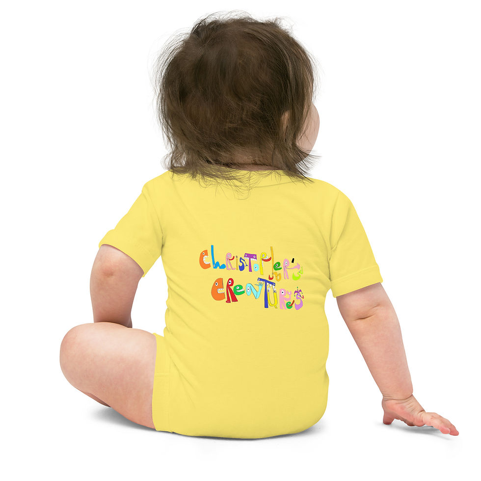 Thumbnail: Baby short sleeve one piece-Avacadog