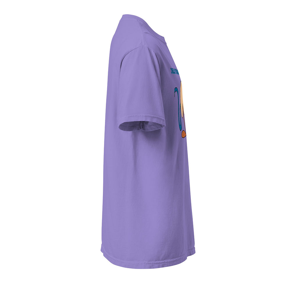 Thumbnail: Unisex garment-dyed heavyweight t-shirt-JELLY STINGS MCTHINGS