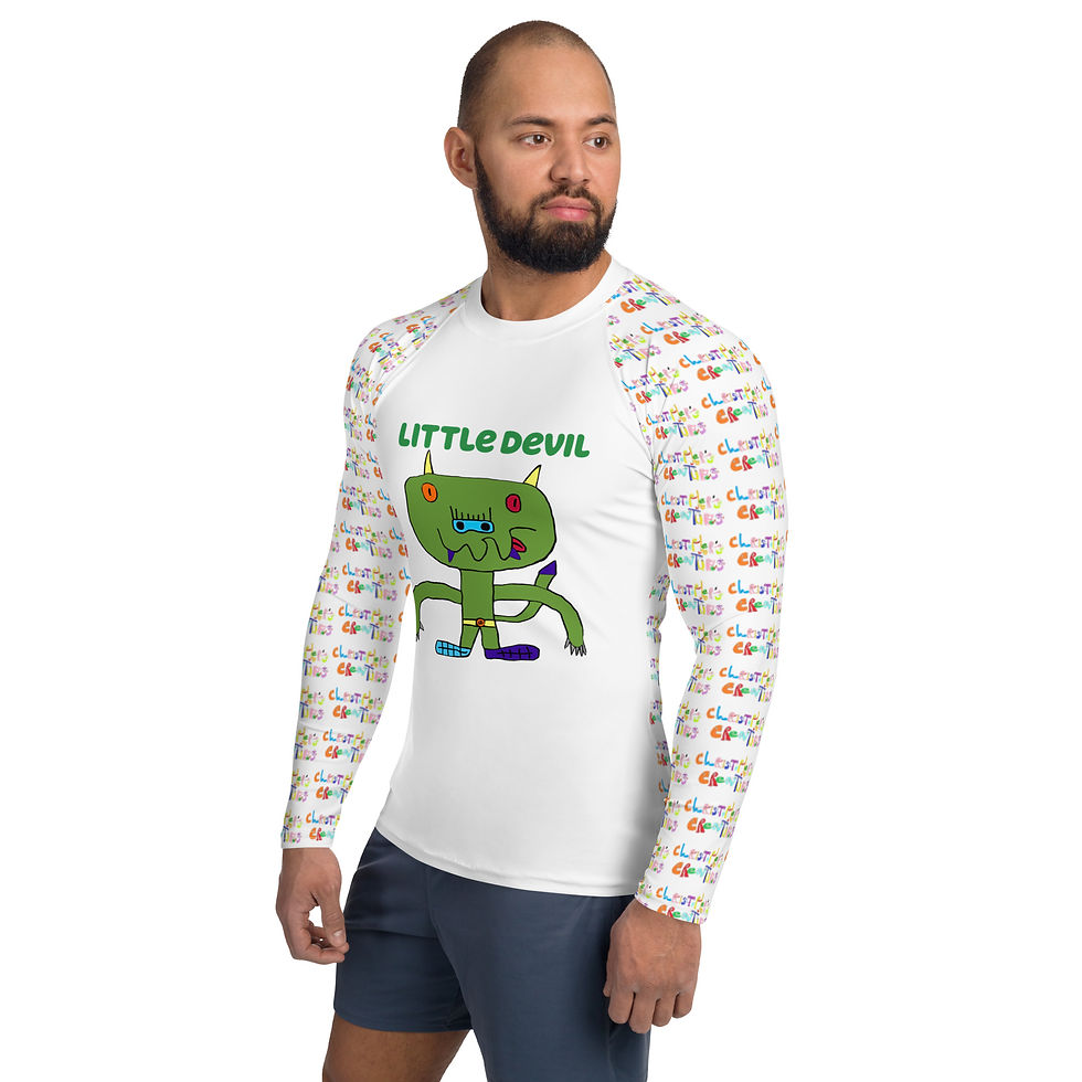 Thumbnail: Men's Rash Guard-Little Devil;