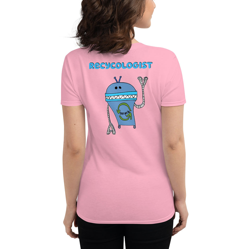 Thumbnail: Women's short sleeve t-shirt_Recyccologist