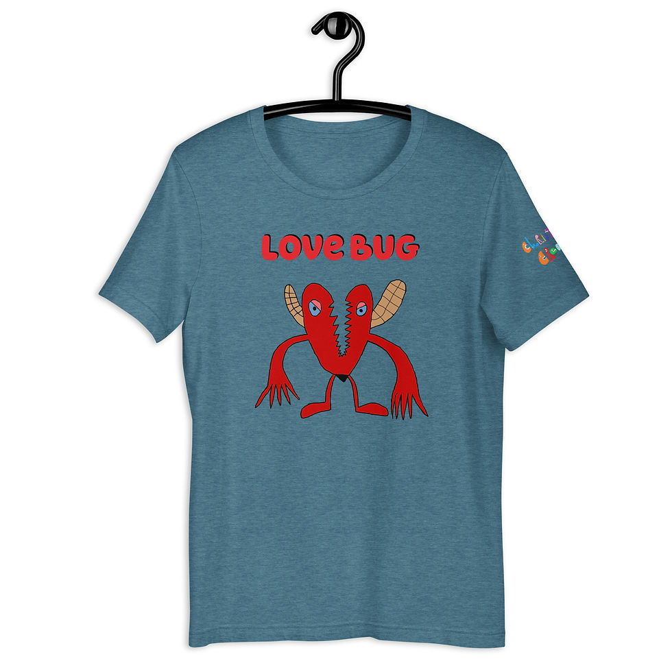 Thumbnail: Unisex t-shirt-LOVE BUG