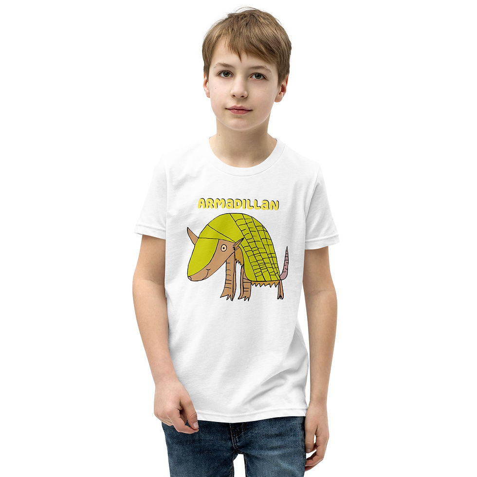 Thumbnail: Youth Short Sleeve T-Shirt-Armadillan