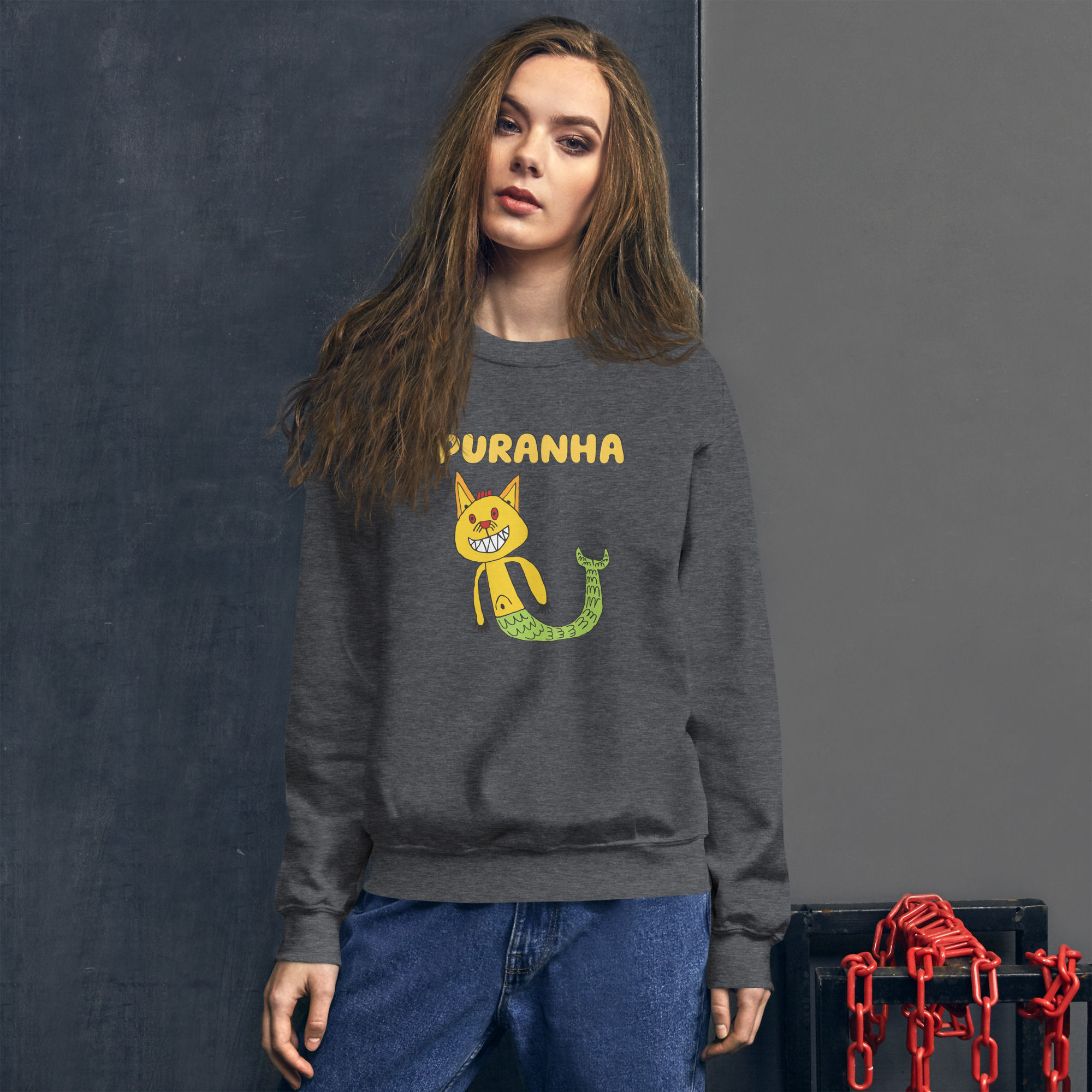 Unisex Sweatshirt-puranha