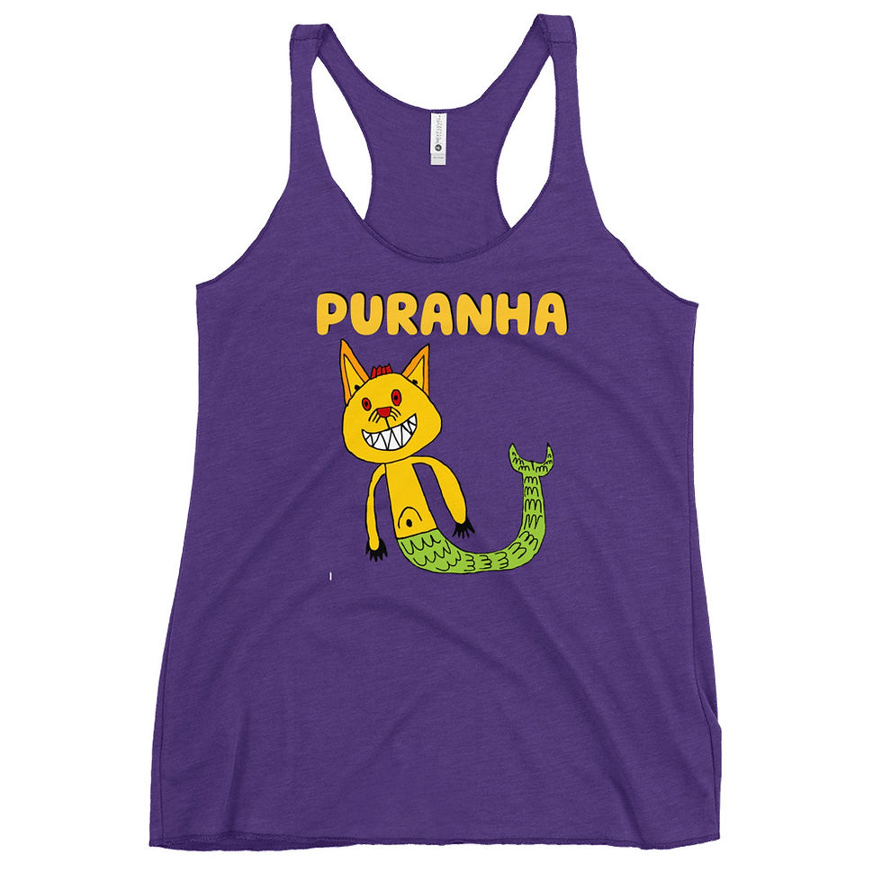 Thumbnail: Women's Racerback Tank-PURANHA