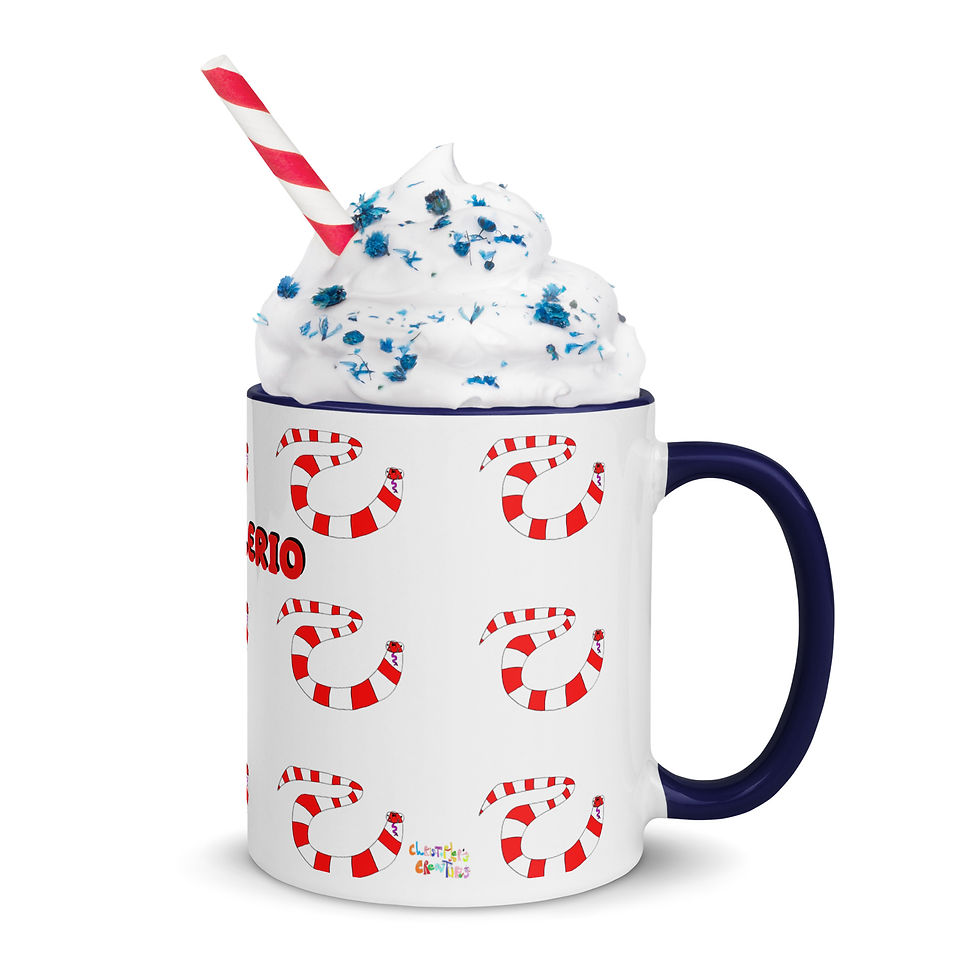 Thumbnail: Mug with Color Inside-SQUIGGLERIO