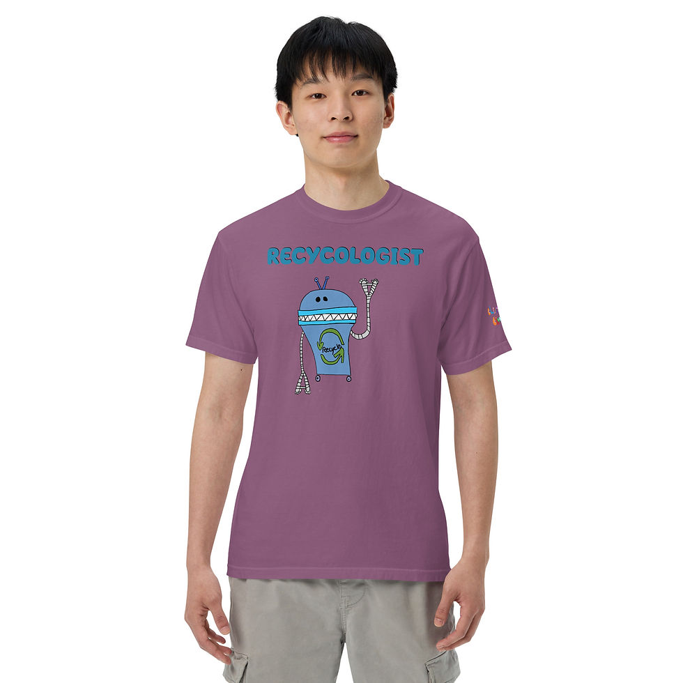 Thumbnail: Unisex garment-dyed heavyweight t-shirt-recycologist