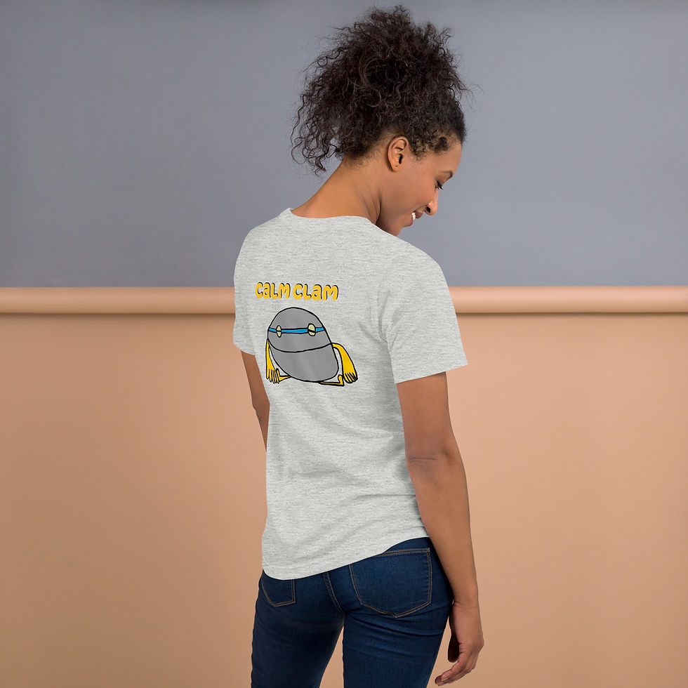 Thumbnail: Unisex t-shirt- Calm Clam