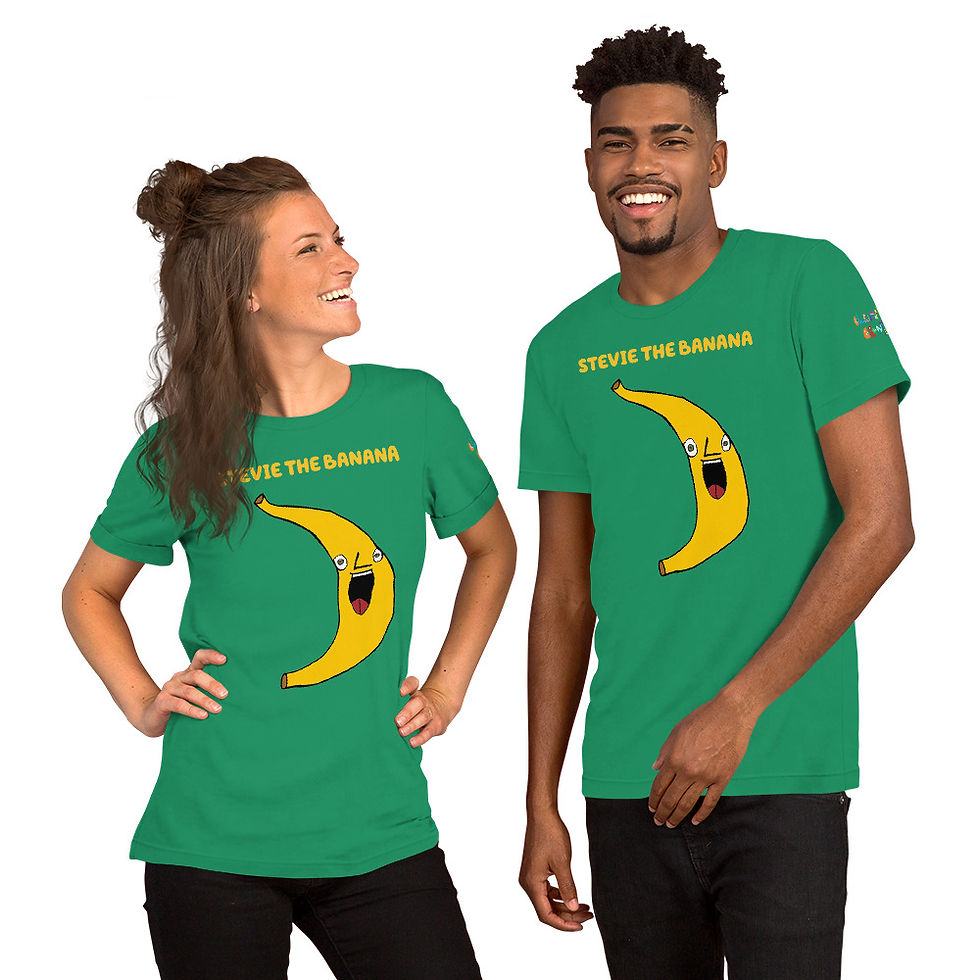 Thumbnail: Unisex t-shirt-STEVIE THE BANANA