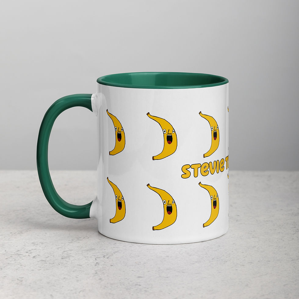 Thumbnail: Mug with Color Inside-stevie the banana