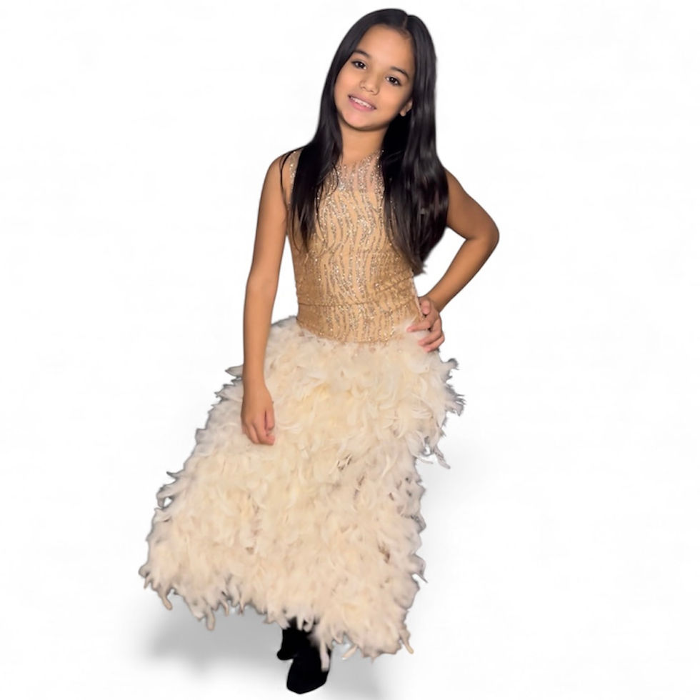 Thumbnail: Feather Luxe Gown