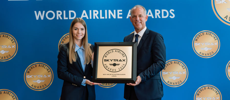 Trešo gadu pēc kārtas – Skytrax atzīst airBaltic par vadošo lidsabiedrību reģionā