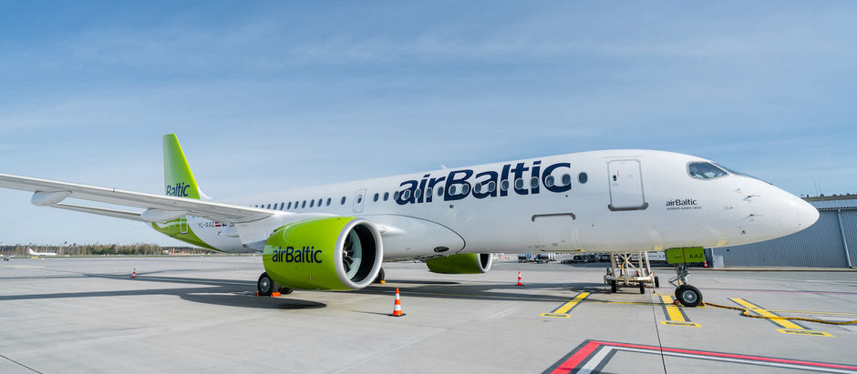 airBaltic dubulto pārvadāto pasažieru skaitu jūlijā 