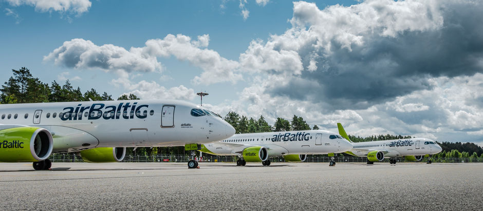airBaltic ar Airbus A220-300 lidmašīnām pārvadājusi desmit miljonus pasažieru