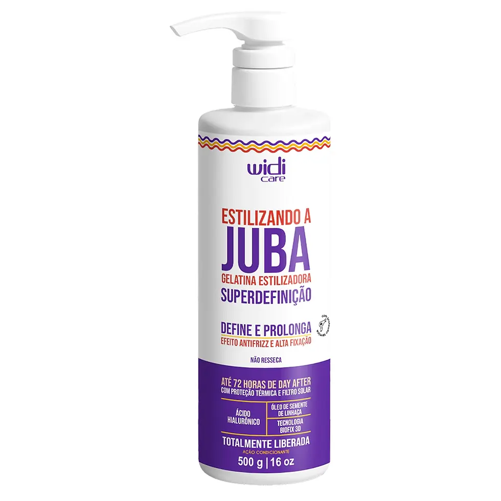 Gelatina Widi Care Juba Estilizando a Juba Super Definição 500g