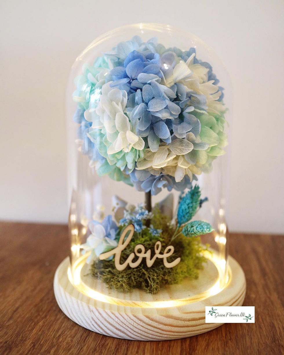G05-Preserved flower Hydrangeas Love Tree 保鮮花波波繡球樹