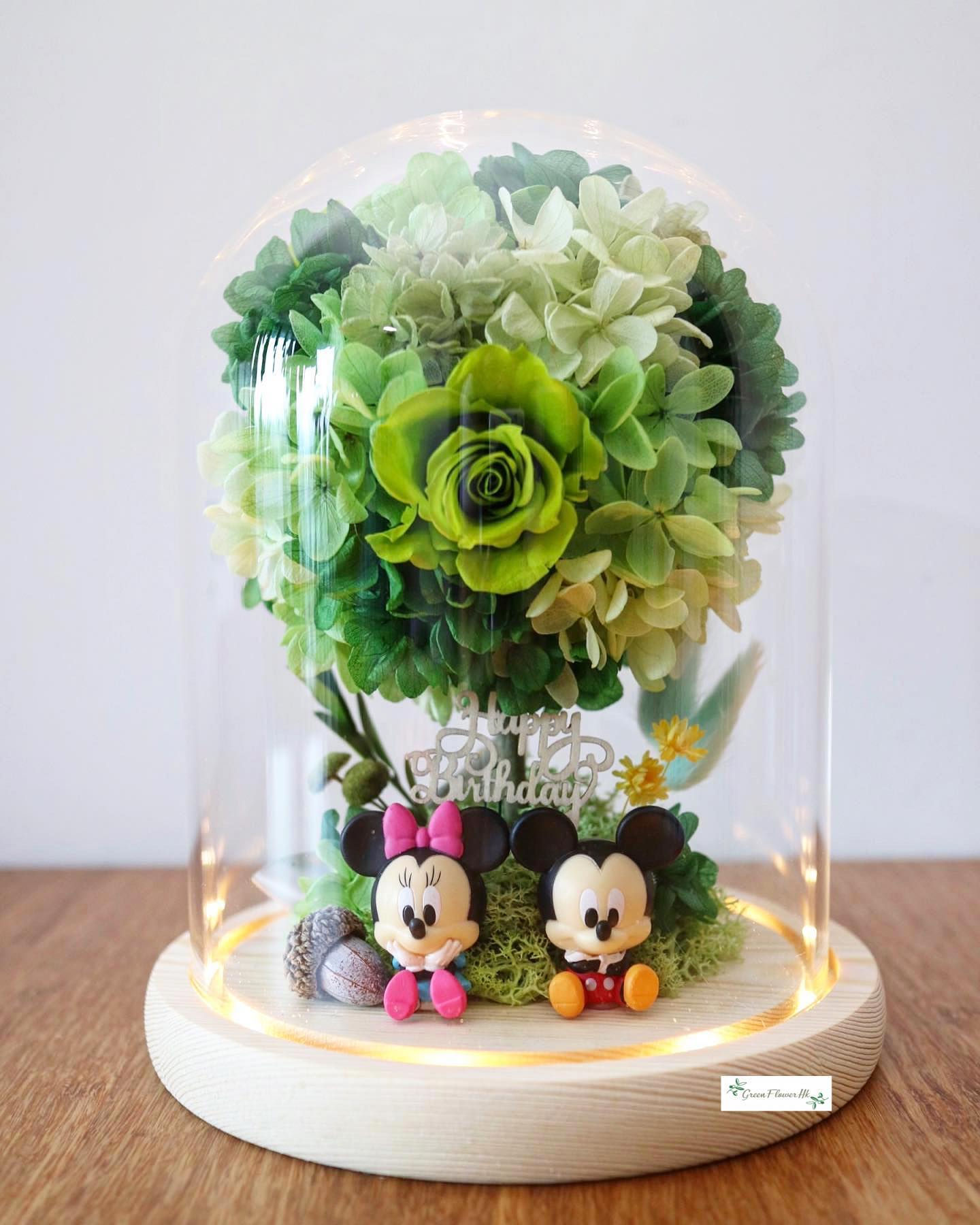 G27-Preserved flower Hydrangeas Love Tree 保鮮花波波繡球樹