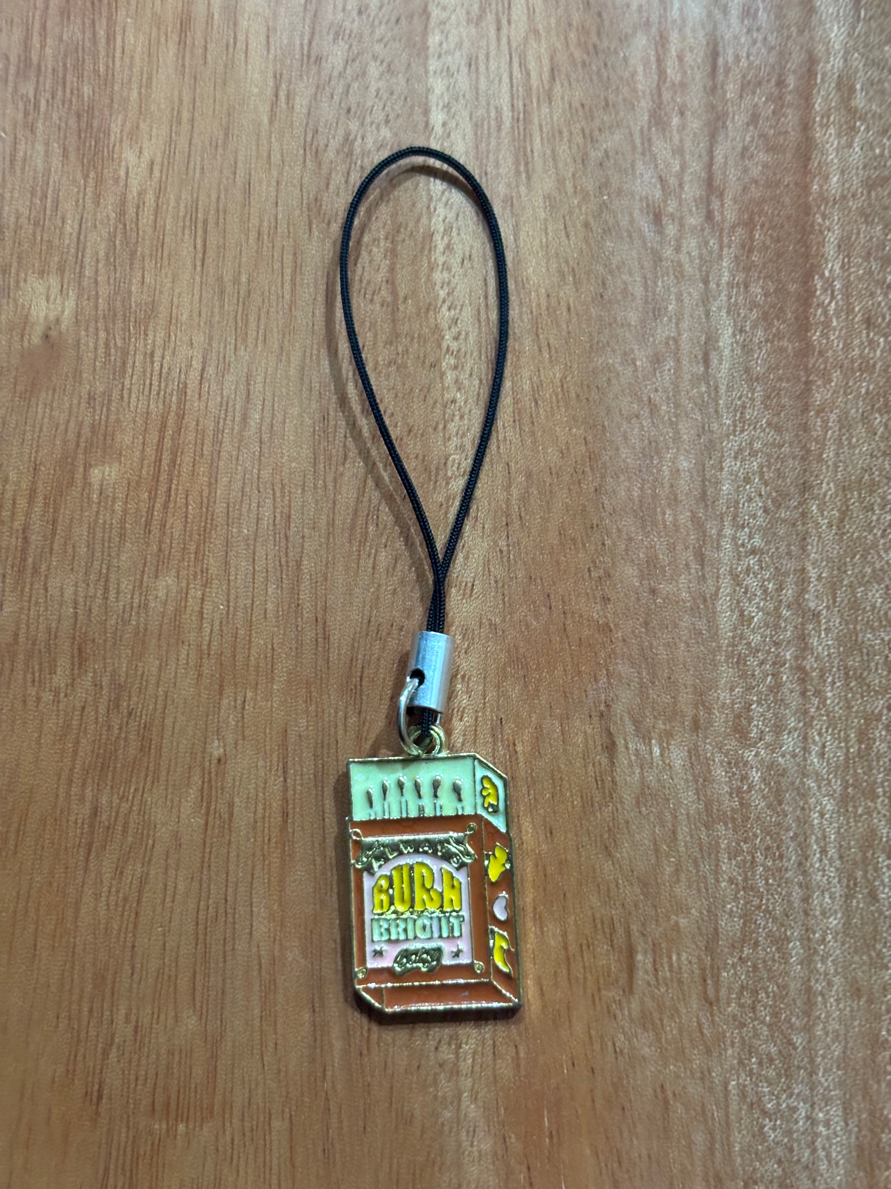 Burn Bright Vintage Matchbox Phone Charm