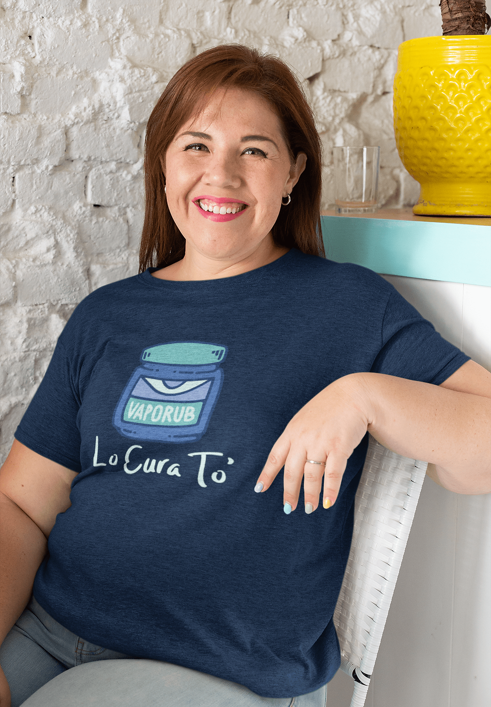 Thumbnail: Hispanic Latina Vaporub Lo Cura To Tshirt
