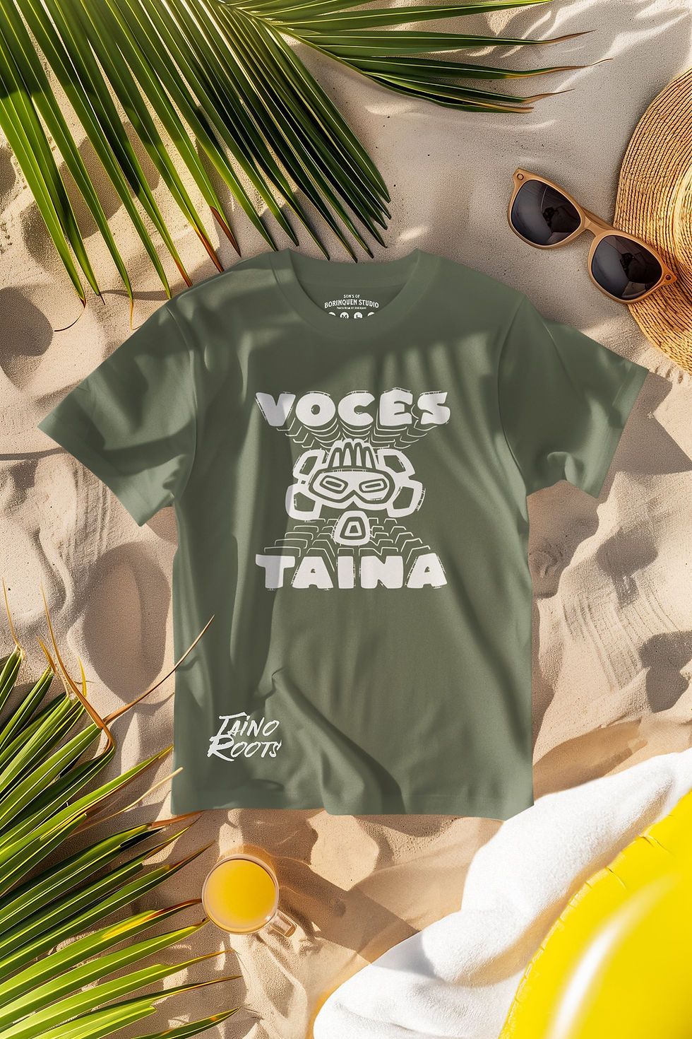 Thumbnail: Puerto Rico Voces Taina Boricua Tshirt