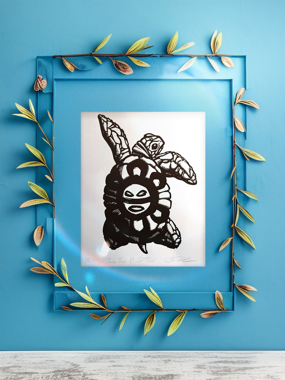 Thumbnail: Handmade Taino Sun Artwork