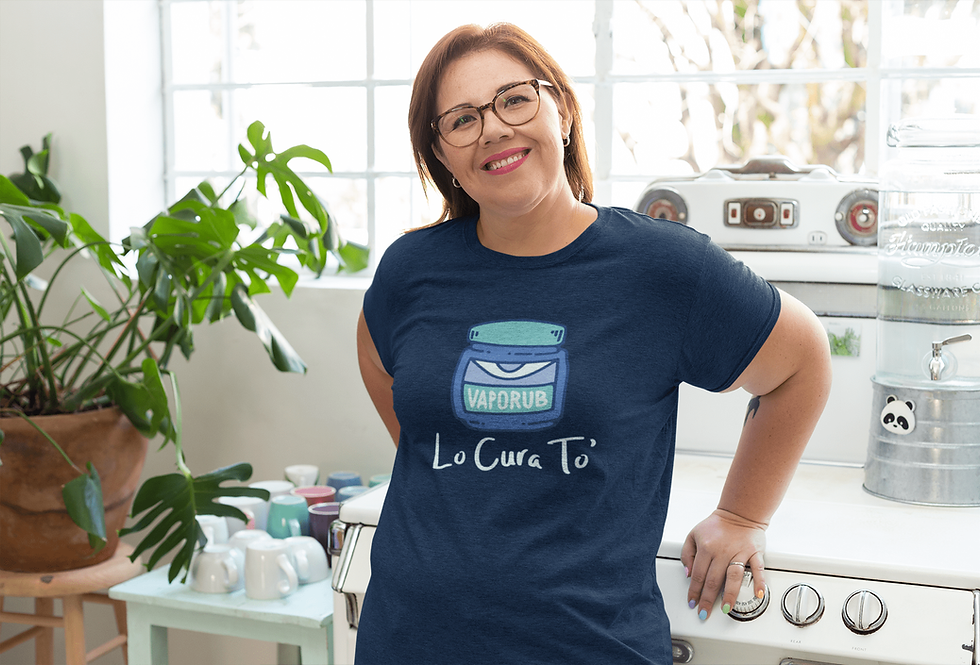 Thumbnail: Hispanic Latina Vaporub Lo Cura To Tshirt