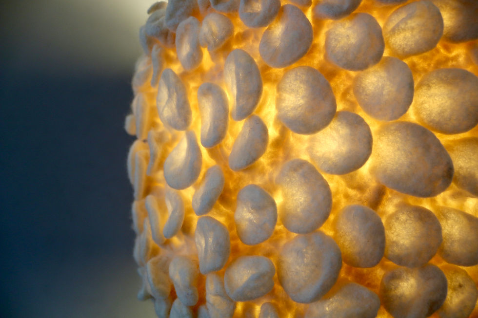Thumbnail: Pebble Lampshade - Merino Wool
