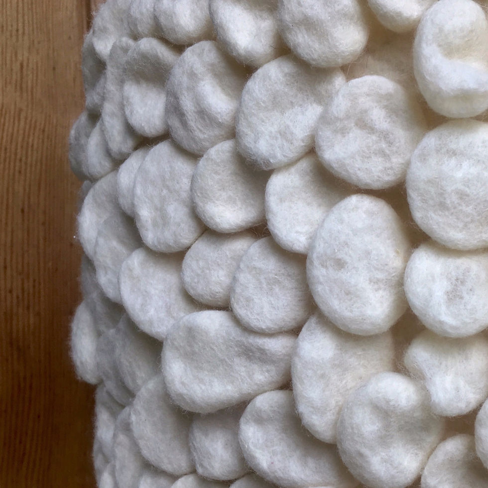 Thumbnail: Pebble Lampshade - Merino Wool