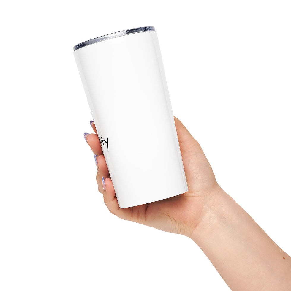 Thumbnail: "Pour Into Possibility" Tapered stainless steel tumbler