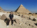Joshua at Giza Pyramid Complex