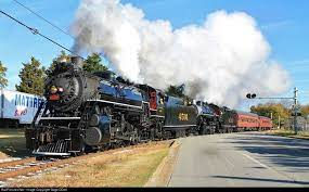 00061-Trains-SOU 4501 Southern Railway Steam 2-8-2 at Chattanooga, Tennessee by Gage ODell