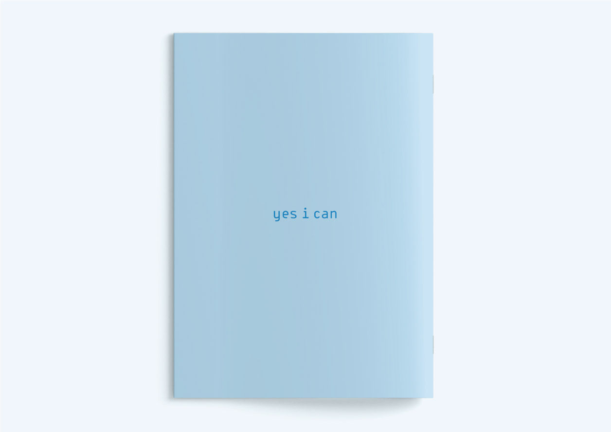 מחברת A5 | BLUE YES I CAN