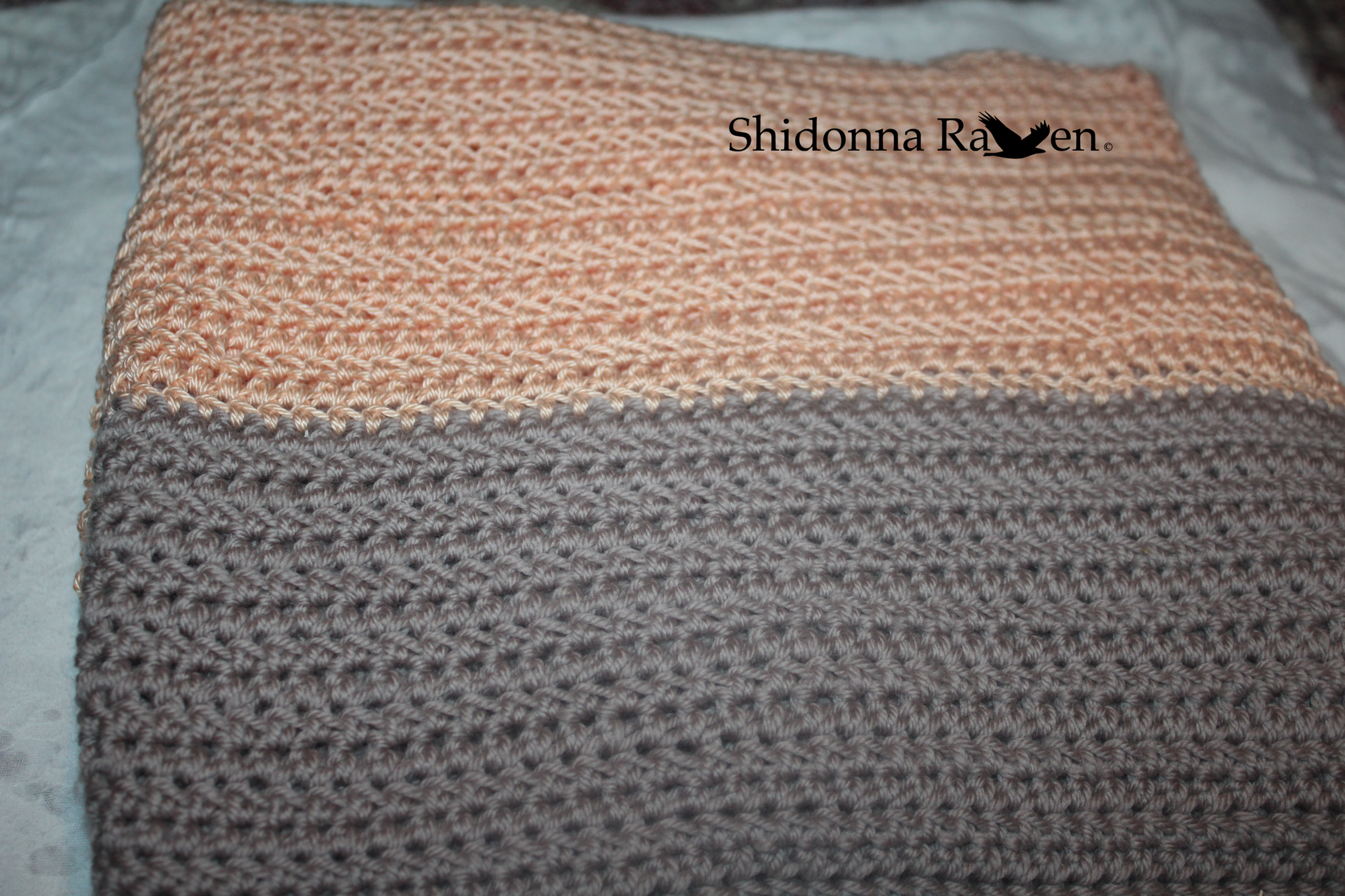 Sand & Seashell Baby Blanket - Crochet