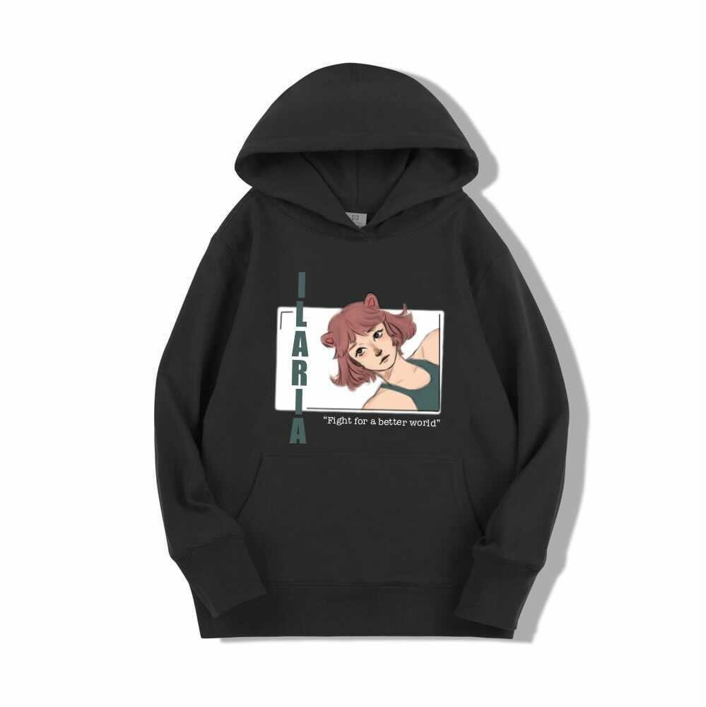 iLaria Green Hoodie
