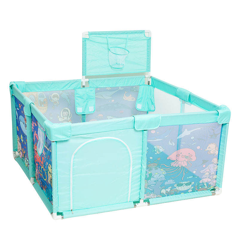 Miniature : IMBABY 128*128cm Baby Playpens Home Baby Playground Square Foam Children's Park 