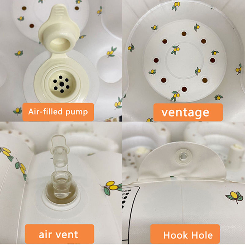 Miniature : Canapé gonflable pour bébé brillant, chaises de bain portables en PVC, siège