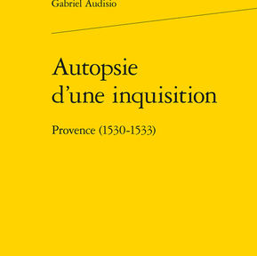 6 novembre 2025, 18h00 - Conférence de Gabriel Audisio au Musée Arbaud à Aix