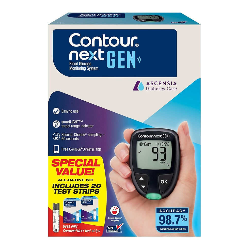 Thumbnail: CONTOUR NEXT GEN Blood Glucose Monitor All-In-One Kit with 20 Test Strips