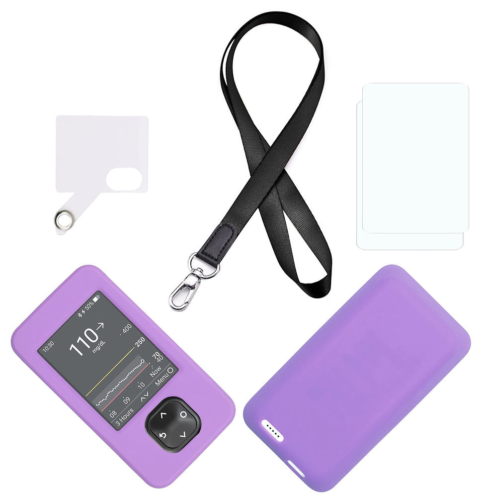 Thumbnail: Silicone case for Dexcom G7 & G6 Receiver (Lanyard + Patch +Screen Protector)