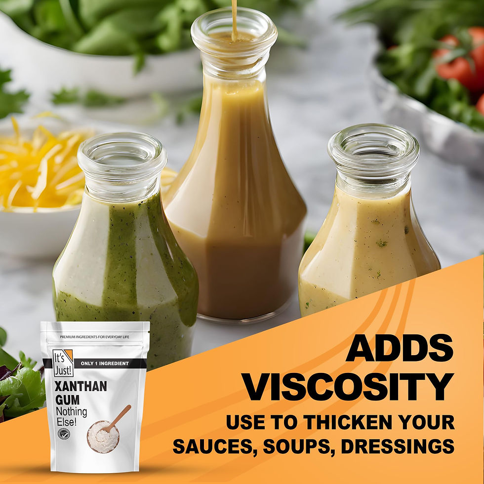 Thumbnail: It's Just - Xanthan Gum, 15oz, Keto Baking, Non-GMO, Thickener for Sauces