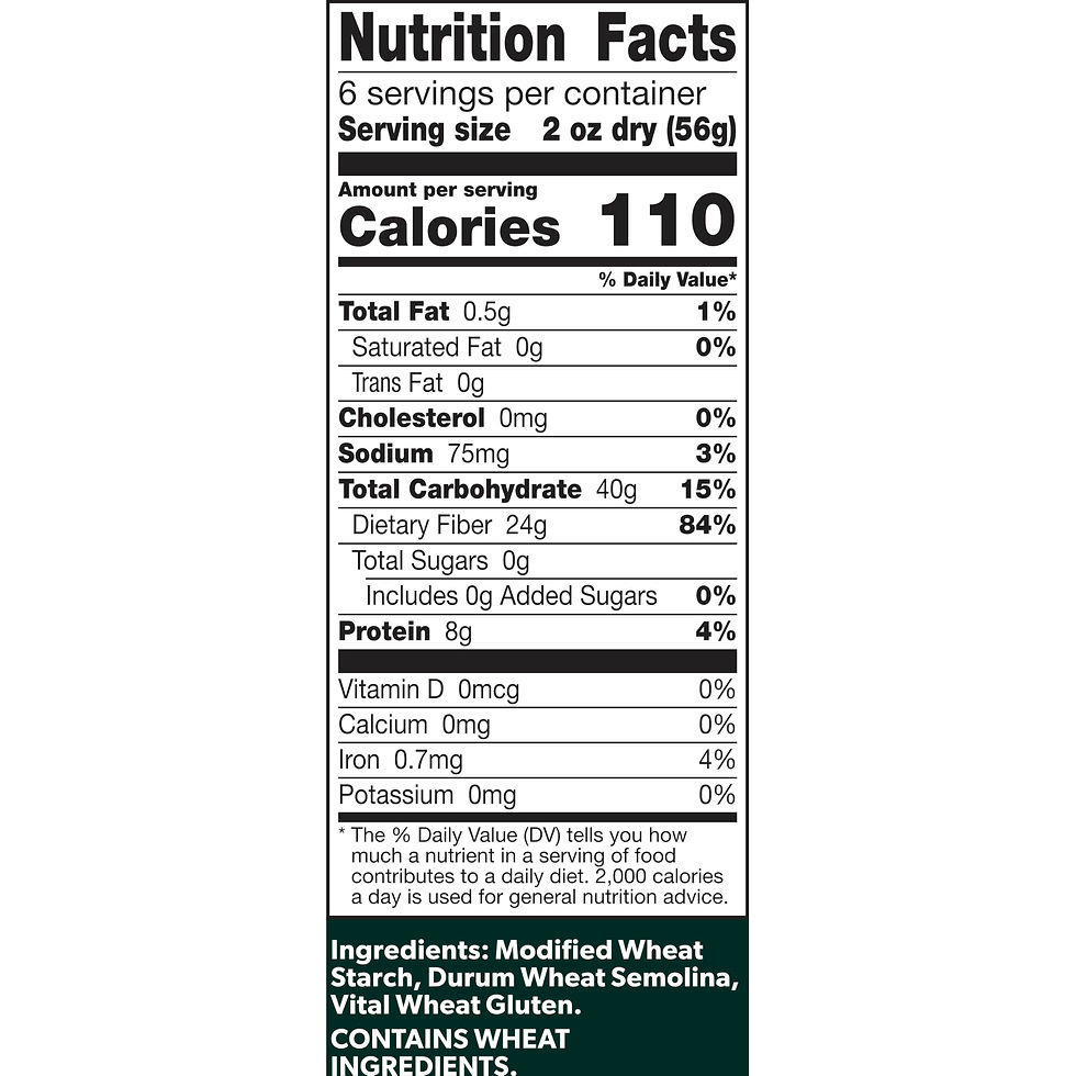 Thumbnail: Carbe Diem!, Rotini, Lower Net Carb Pasta with Traditional Flavor & Texture 12oz