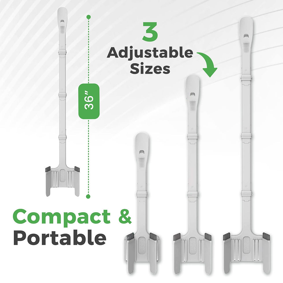 Thumbnail: Adjustable Sock Aid Device for Seniors Built-in Shoe Horn
