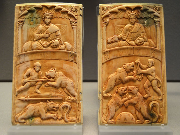 Ivory diptych with Circus Games (c. 400)