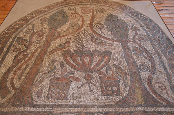 Floor mosaic from the Church of St. Soph