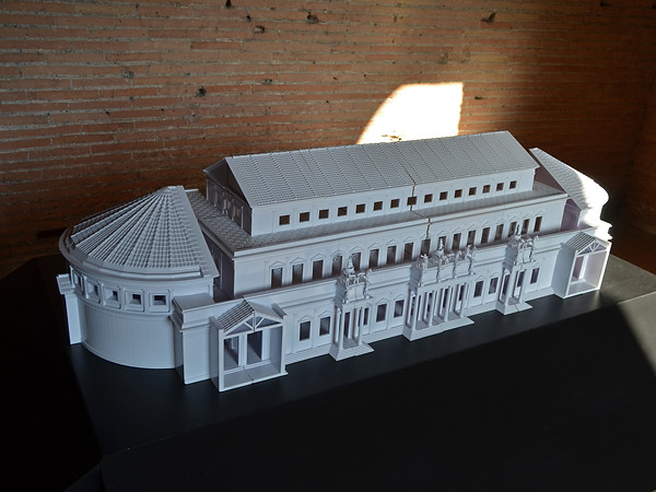Model of the Basilica Ulpia in Trajan's 