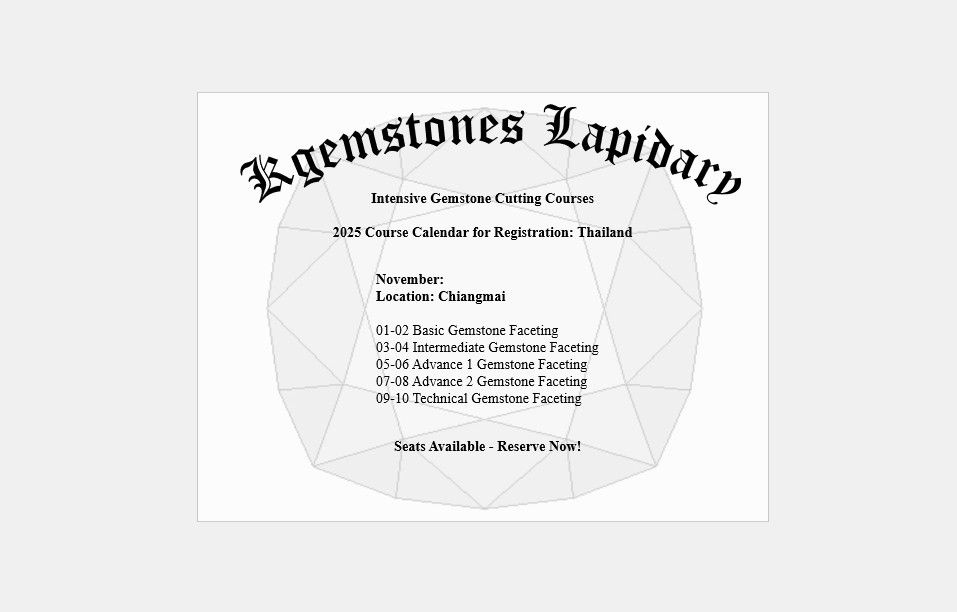 Thumbnail: Technical Gemstone Cutting