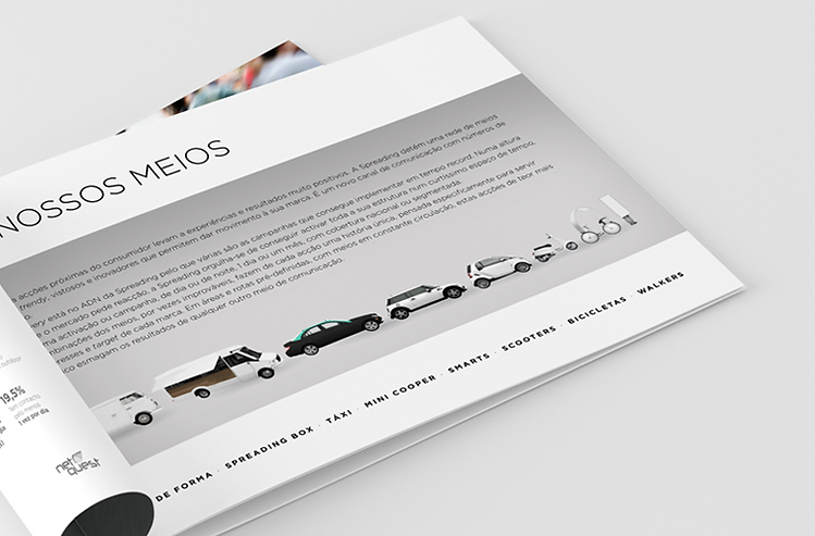 Spreading brochure