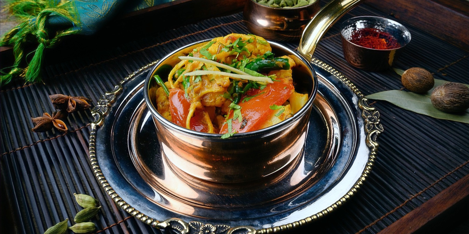 Arranged Food and Objects